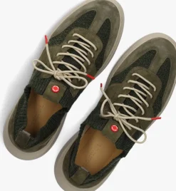 groene nokwol lage sneakers ronda knit