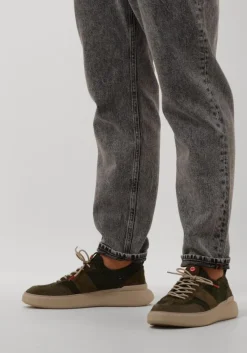 groene nokwol lage sneakers ronda knit