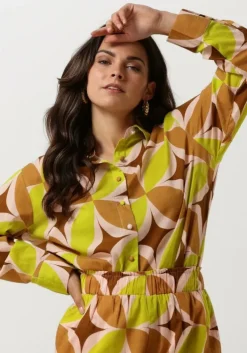 groene notre-v blouses nv-deon blouse
