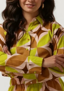 groene notre-v blouses nv-deon blouse