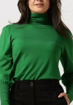 groene notre-v coltrui basic knit blouse