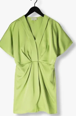 groene notre-v mini jurk nv-fonda