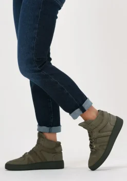 groene nubikk hoge sneakers jiro dunk