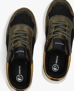 groene nubikk lage sneakers dusk marine jr