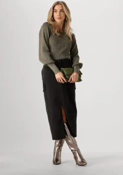 groene nukus trui mullberry pullover lurex