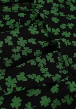 groene object mini jurk alettia l/s short dress