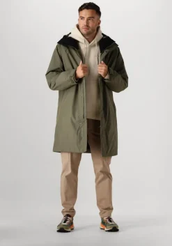 groene peak performance parka's m treeline insulated parka