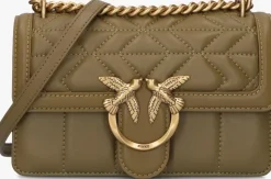 groene pinko schoudertas love one mini dc