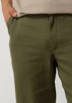 groene plain chino theo pl linen