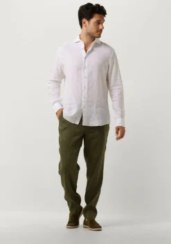 groene plain chino theo pl linen