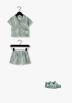 groene play up korte broek printed woven shorts