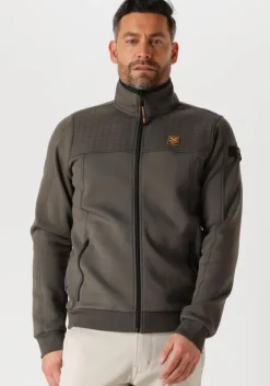 groene pme legend jack zip jacket spacer look sweat