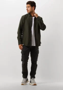 groene pme legend overhemden long sleeve shirt oxford
