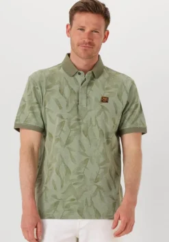 groene pme legend polo two tone pique printed