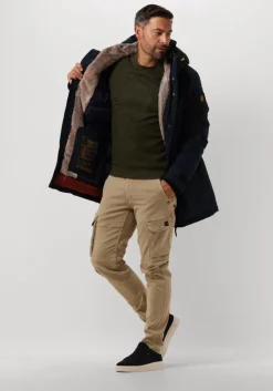 groene pme legend trui crewneck waffle jersey