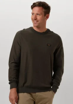 groene pme legend trui r-neck american classic buckley knit