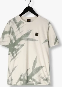 groene pme legend t-shirt single jersey panel print