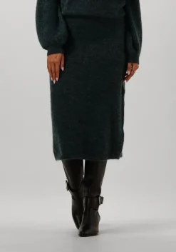 groene pom amsterdam midirok skirt - teal green