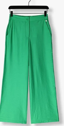 groene pom amsterdam wijde broek lush green pants