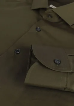 groene porto milano klassiek overhemd milano
