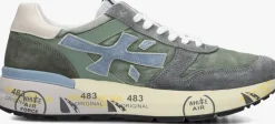 groene premiata lage sneakers mick