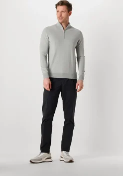 groene profuomo coltrui half zip luxury basic