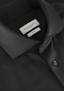 groene profuomo klassiek overhemd shirt cutaway sf sc knitted