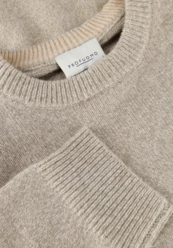 groene profuomo trui pullover crew neck