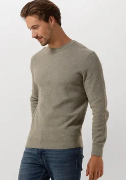 groene profuomo trui pullover crew neck