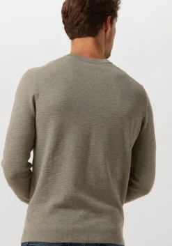 groene profuomo trui pullover crew neck