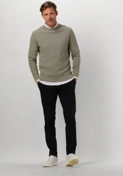 groene profuomo trui pullover crew neck