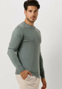 groene profuomo trui pullover crew neck
