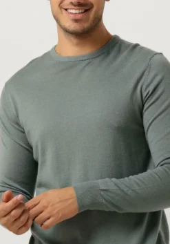 groene profuomo trui pullover crew neck
