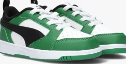 groene puma lage sneakers rebound v6 lo