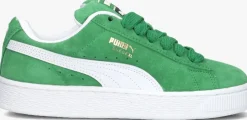groene puma sneakers suede xl jr
