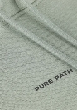 groene pure path sweater regular fit hoodie ls sweaters