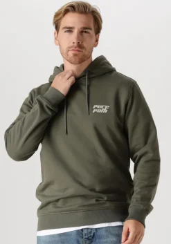 groene pure path trui regular fit sweaters hoodie302