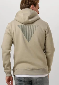 groene pure path truien/vesten regular fit sweaters hoodie301