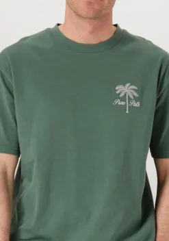 groene pure path t-shirt loose fit crewneck ss t-shirts