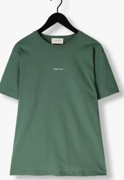groene pure path t-shirt regular fit crewneck ss t-shirts