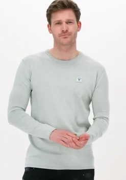 groene purewhite trui 22010802