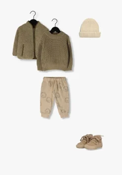 groene quincy mae trui chuncky knit sweater