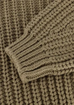 groene quincy mae trui chuncky knit sweater