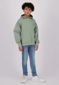 groene raizzed truien/vesten austin