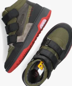 groene red-rag hoge sneakers 13627