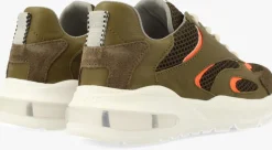 groene red-rag lage sneakers 13721