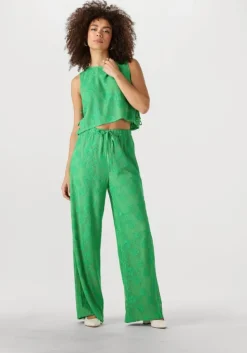 groene refined department wijde broek mara