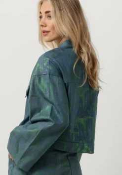 groene refined department spijkerjas pip