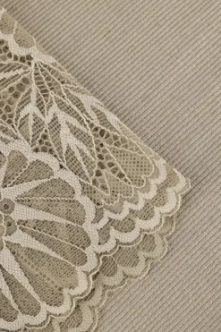 groene rosemunde top beatha capsleeve