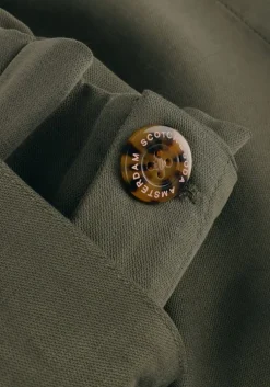 groene scotch & soda broeken high-rise paper bag short